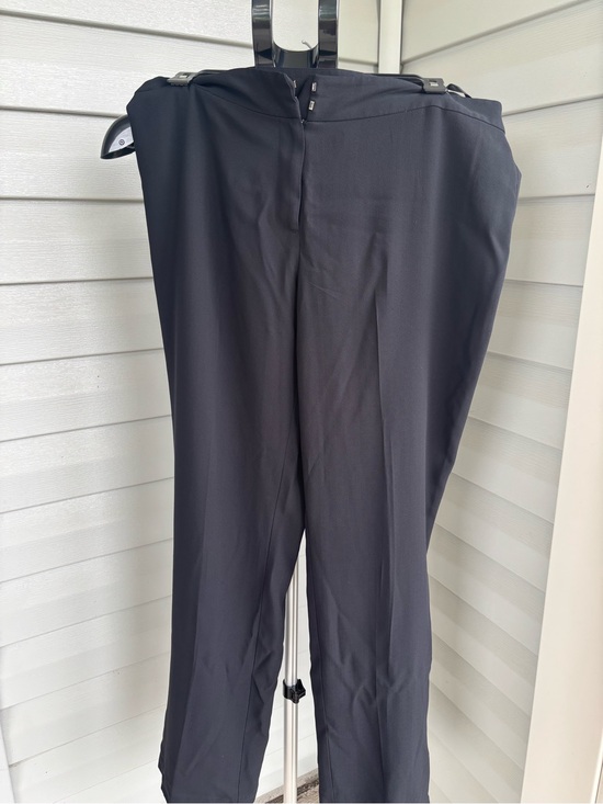 Eileen Fisher Pants - Eileen Fisher Women’s M Black 100% Silk Pants Straight Leg Minimalist Career